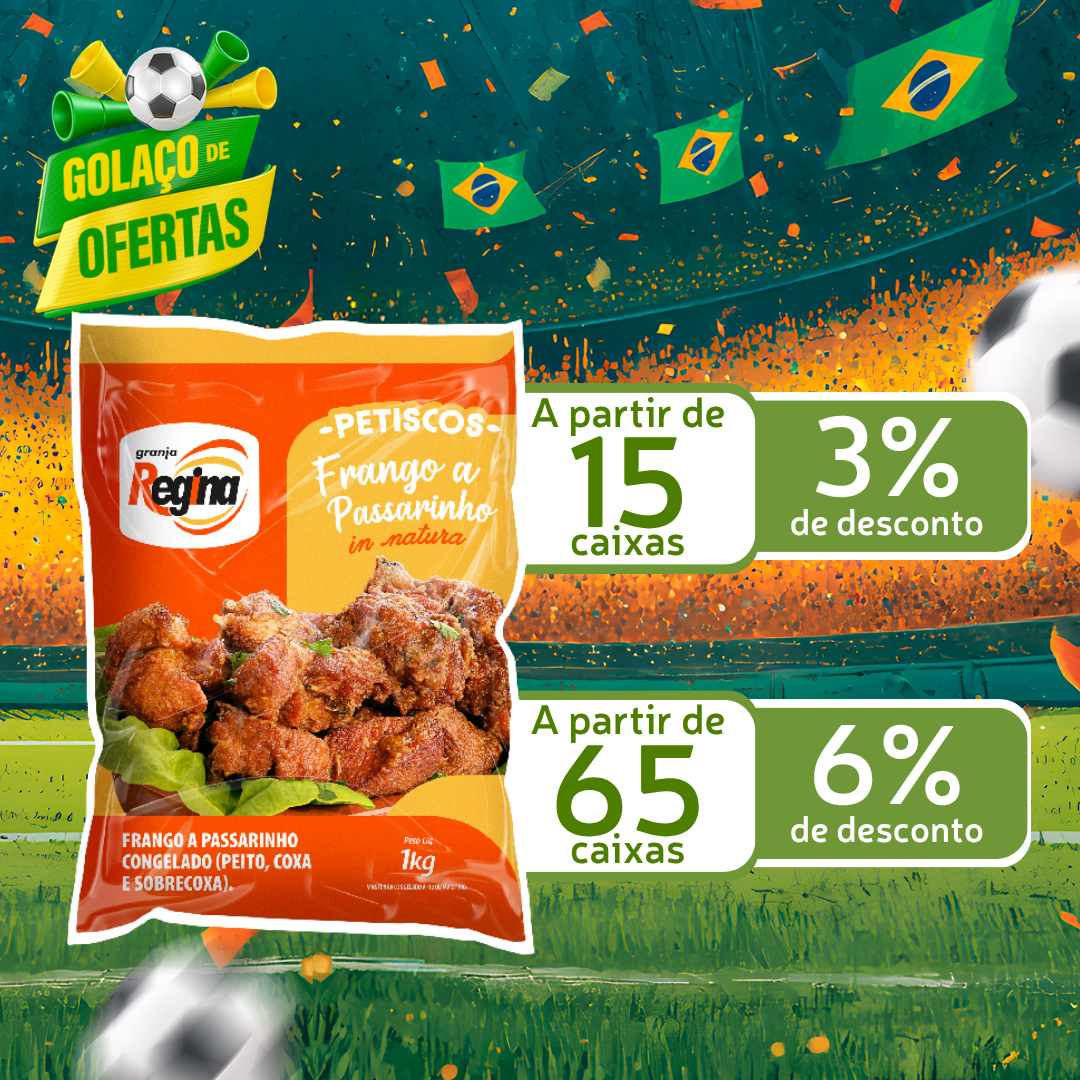 Frango a Passarinho Cong 1kg - Granja Regina